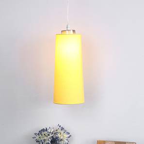 Yellow Lamp Design Aurora Hanging Lamp (Yellow, Aluminium Shade Material, Aluminium Shade Color)