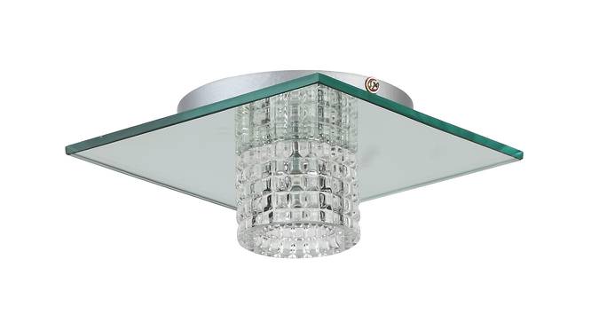 Bryony Ceiling Light (White, Aluminium Shade Material, Aluminium Shade Color) by Urban Ladder - Front View Design 1 - 381024