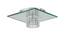 Bryony Ceiling Light (White, Aluminium Shade Material, Aluminium Shade Color) by Urban Ladder - Front View Design 1 - 381024