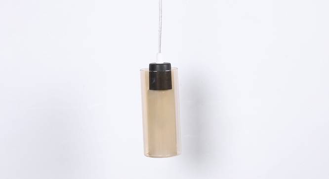 Amelia Hanging Lamp (transparent, Aluminium Shade Material, Aluminium Shade Color) by Urban Ladder - Front View Design 1 - 381034