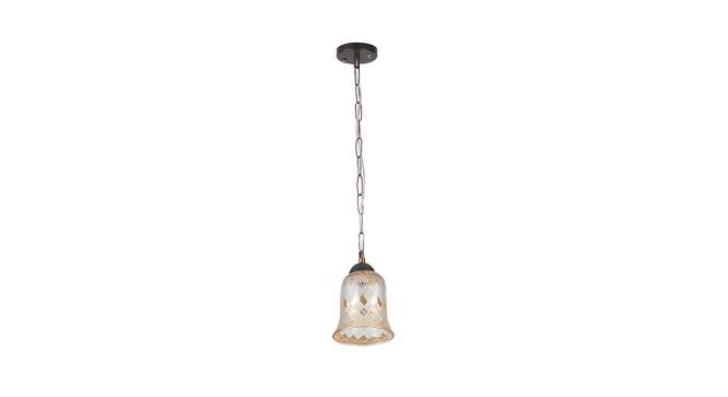 Everett Hanging Lamp (transparent, Aluminium Shade Material, Aluminium Shade Color) by Urban Ladder - Front View Design 1 - 381042