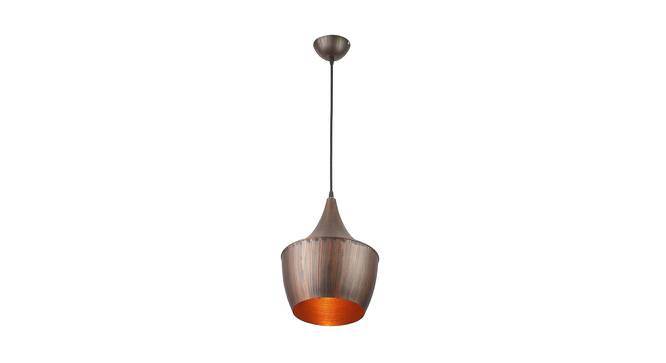 Henry Hanging Lamp (Brown, Aluminium Shade Material, Aluminium Shade Color) by Urban Ladder - Cross View Design 1 - 381061