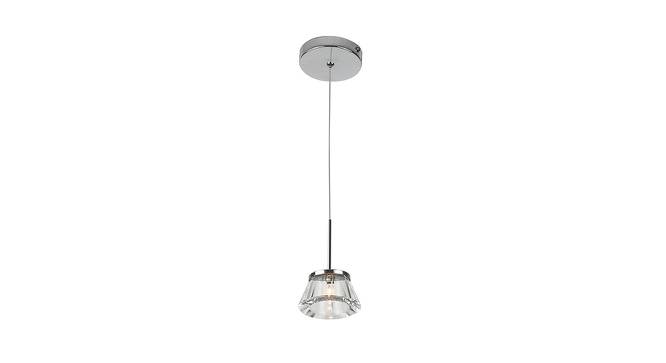 Hazel Hanging Lamp (transparent, Aluminium Shade Material, Aluminium Shade Color) by Urban Ladder - Cross View Design 1 - 381064