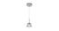 Hazel Hanging Lamp (transparent, Aluminium Shade Material, Aluminium Shade Color) by Urban Ladder - Cross View Design 1 - 381064