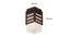 Amberlyn Ceiling Light (White, Aluminium Shade Material, Aluminium Shade Color) by Urban Ladder - Image 1 Design 1 - 381068