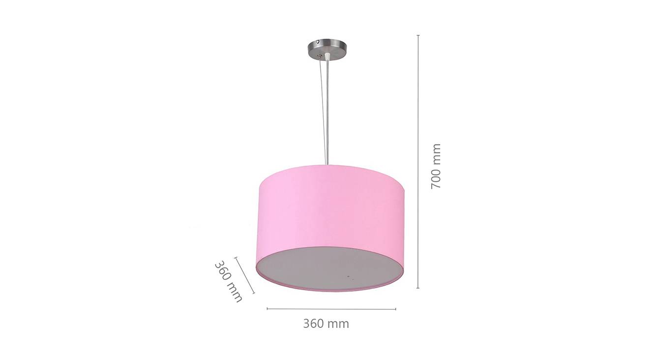 Eleanor hanging lamp pink 6