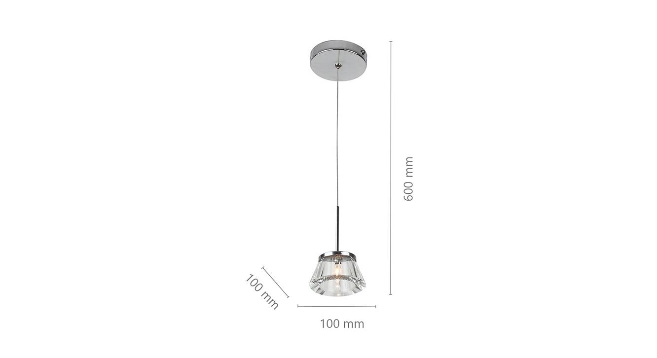 Hazel hanging lamp transparent 6