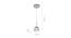 Hazel Hanging Lamp (transparent, Aluminium Shade Material, Aluminium Shade Color) by Urban Ladder - Image 1 Design 1 - 381083