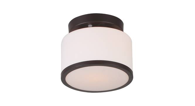 Jeffry Ceiling Light (White, Aluminium Shade Material, Aluminium Shade Color) by Urban Ladder - Front View Design 1 - 381120