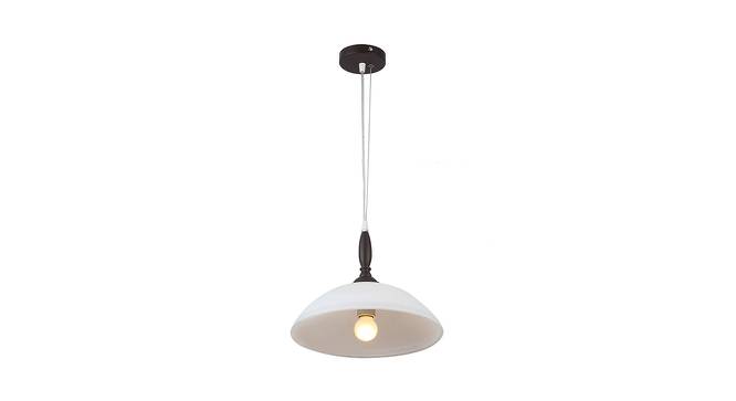 Josephine Hanging Lamp (White, Aluminium Shade Material, Aluminium Shade Color) by Urban Ladder - Front View Design 1 - 381144