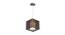 James Hanging Lamp (Brown, Aluminium Shade Material, Aluminium Shade Color) by Urban Ladder - Cross View Design 1 - 381157