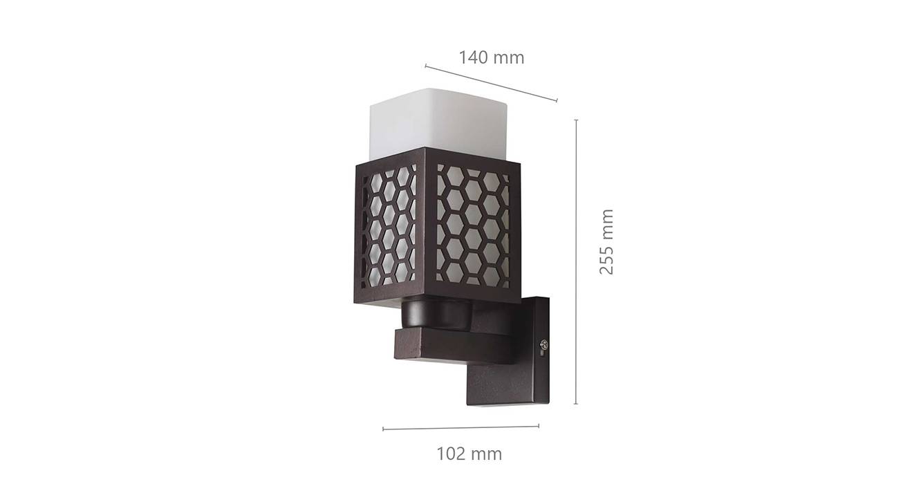 Maeve wall lamp brown 6