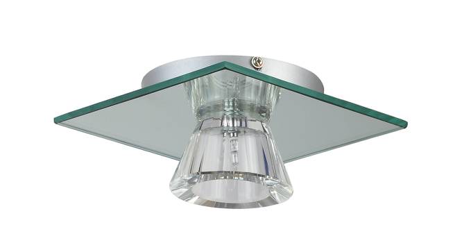 Sanderson Ceiling Light (White, Aluminium Shade Material, Aluminium Shade Color) by Urban Ladder - Front View Design 1 - 381220