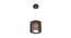 William Hanging Lamp (Brown, Aluminium Shade Material, Aluminium Shade Color) by Urban Ladder - Front View Design 1 - 381230
