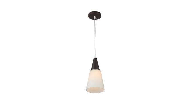 Rose Hanging Lamp (White, Aluminium Shade Material, Aluminium Shade Color) by Urban Ladder - Front View Design 1 - 381243