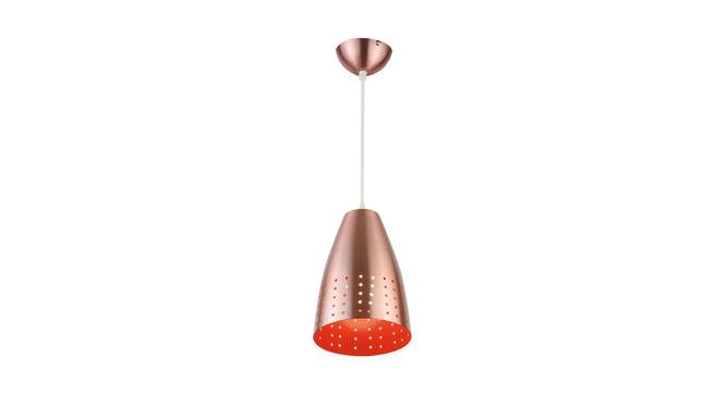 Sophia Hanging Lamp (Copper, Aluminium Shade Material, Aluminium Shade Color) by Urban Ladder - Cross View Design 1 - 381249