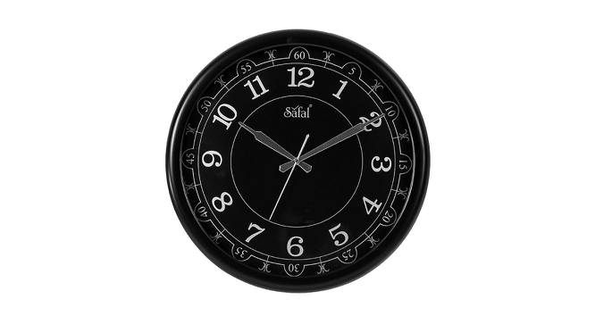 Caldor Wall Clock (Black) by Urban Ladder - Front View Design 1 - 381335