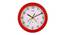 Delvin Wall Clock (Red) by Urban Ladder - Front View Design 1 - 381338