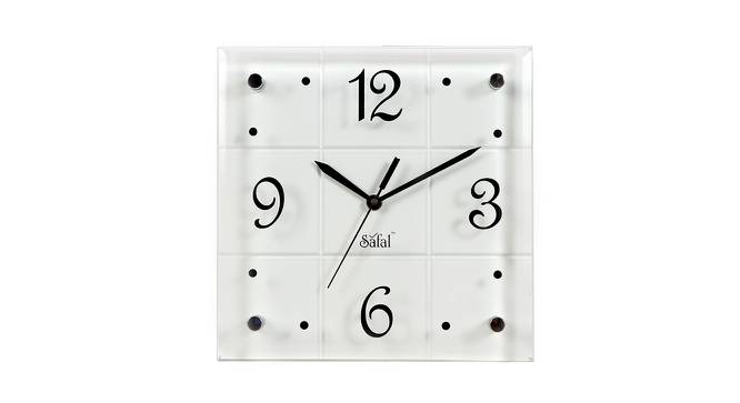 Anya Wall Clock (White) by Urban Ladder - Front View Design 1 - 381350