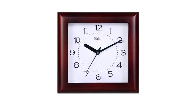 Ciscra Wall Clock (Brown) by Urban Ladder - Front View Design 1 - 381355