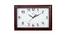 Drusila Wall Clock (Brown) by Urban Ladder - Front View Design 1 - 381358