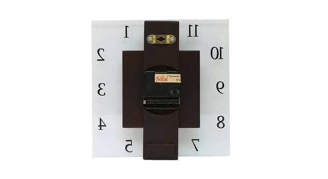 Breya Wall Clock (Brown) by Urban Ladder - Cross View Design 1 - 381382