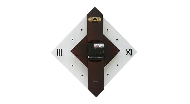 Brina Wall Clock (Brown) by Urban Ladder - Cross View Design 1 - 381383