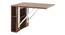 Berkley Wallmounted Breakfast/Dining Table (Classic Walnut Finish) by Urban Ladder - Cross View Design 1 - 381395