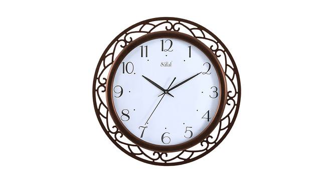 Quintus Wall Clock (Brown) by Urban Ladder - Front View Design 1 - 381438