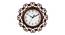 Kyla Wall Clock (Brown) by Urban Ladder - Front View Design 1 - 381444