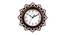 Kyra Wall Clock (Brown) by Urban Ladder - Front View Design 1 - 381445