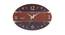 Ophelia Wall Clock (Tan Brown) by Urban Ladder - Front View Design 1 - 381452