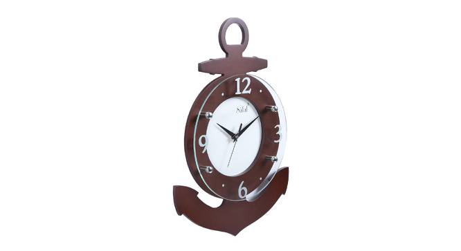 Mireille Wall Clock (Brown) by Urban Ladder - Cross View Design 1 - 381476