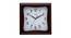 Severin Wall Clock (Brown) by Urban Ladder - Front View Design 1 - 381523