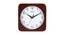 Reyda Wall Clock (Brown) by Urban Ladder - Front View Design 1 - 381535