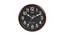 Vixen Wall Clock (Brown) by Urban Ladder - Front View Design 1 - 381543