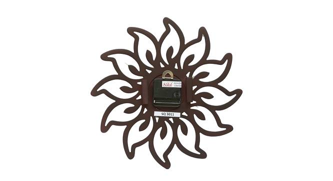 Syfas Wall Clock (Brown) by Urban Ladder - Cross View Design 1 - 381557