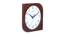 Sarielle Wall Clock (Brown) by Urban Ladder - Cross View Design 1 - 381566