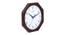 Shikta Wall Clock (Brown) by Urban Ladder - Cross View Design 1 - 381567