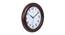Vasha Wall Clock (Brown) by Urban Ladder - Cross View Design 1 - 381572