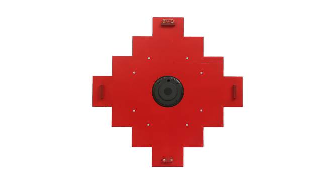 Shirmyl Wall Clock (Red) by Urban Ladder - Cross View Design 1 - 381578