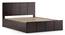 Astoria Storage Bed (Mahogany Finish, Queen Size) by Urban Ladder - Cross View Design 1 - 381594
