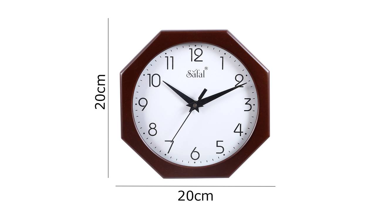 Shikta wall clock brown 6