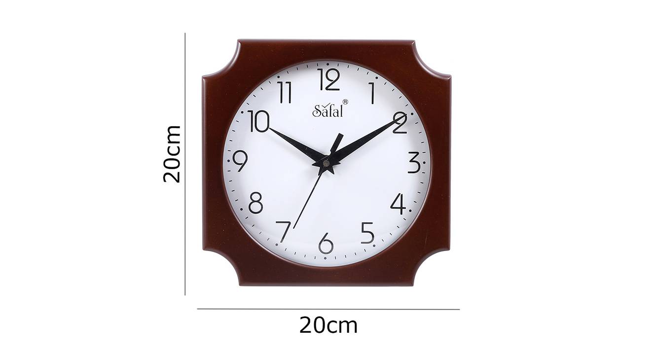 Sybella wall clock brown 6