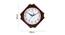 Syfyn Wall Clock (Brown) by Urban Ladder - Design 1 Dimension - 381610