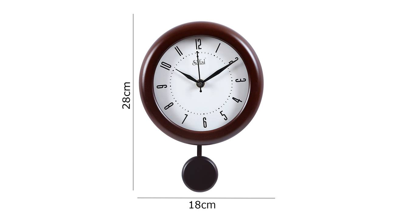 Turilla wall clock brown 6