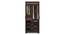Hilton 2 Door Wardrobe (Without Mirror, Without Drawer Configuration, Spiced Acacia Finish, With Lock, 5.95 Feet Height) by Urban Ladder - Front View Design 1 Details - 381623