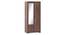 Hilton 2 Door Wardrobe (With Mirror, Without Drawer Configuration, Spiced Acacia Finish, With Lock, 5.95 Feet Height) by Urban Ladder - Cross View Design 1 - 381628