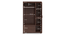 Hilton 3 Door Wardrobe (2 Drawer Configuration, With Mirror, Spiced Acacia Finish, With Lock) by Urban Ladder - Image 1 Design 1 - 381644