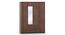 Hilton 4 Door Wardrobe (2 Drawer Configuration, With Mirror, Spiced Acacia Finish, With Lock) by Urban Ladder - Cross View Design 1 - 381654